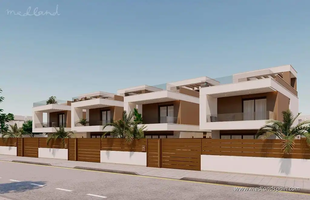 Vista exterior de Casa o xalet en venda en Pilar de la Horadada amb Aire condicionat, Calefacció i Jardí privat