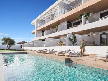 Apartment with pool for sale in Benijófar