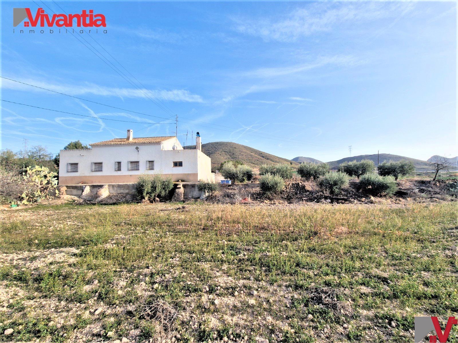 Vista exterior de Finca rústica en venda en Lorca amb Jardí privat, Terrassa i Moblat