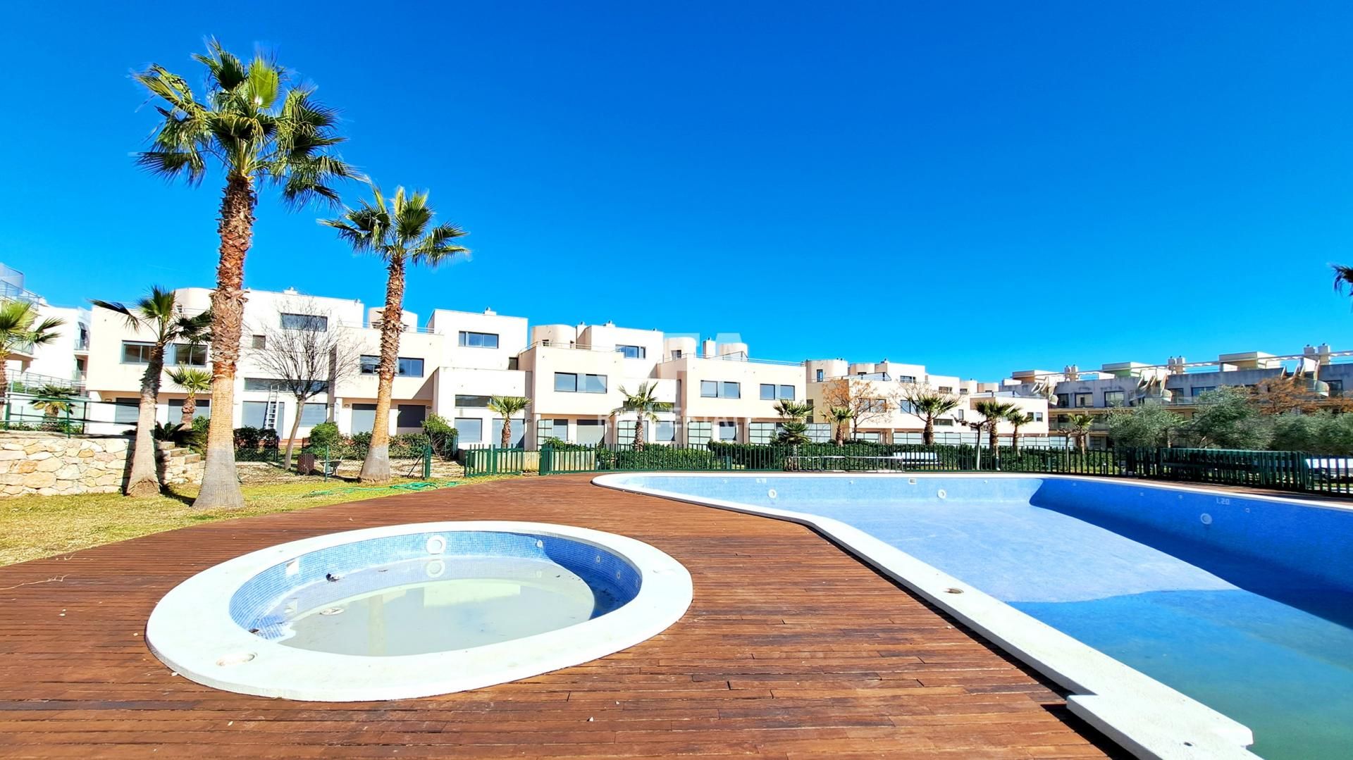 Swimming pool of Flat for sale in San Jorge / Sant Jordi  with Alarm