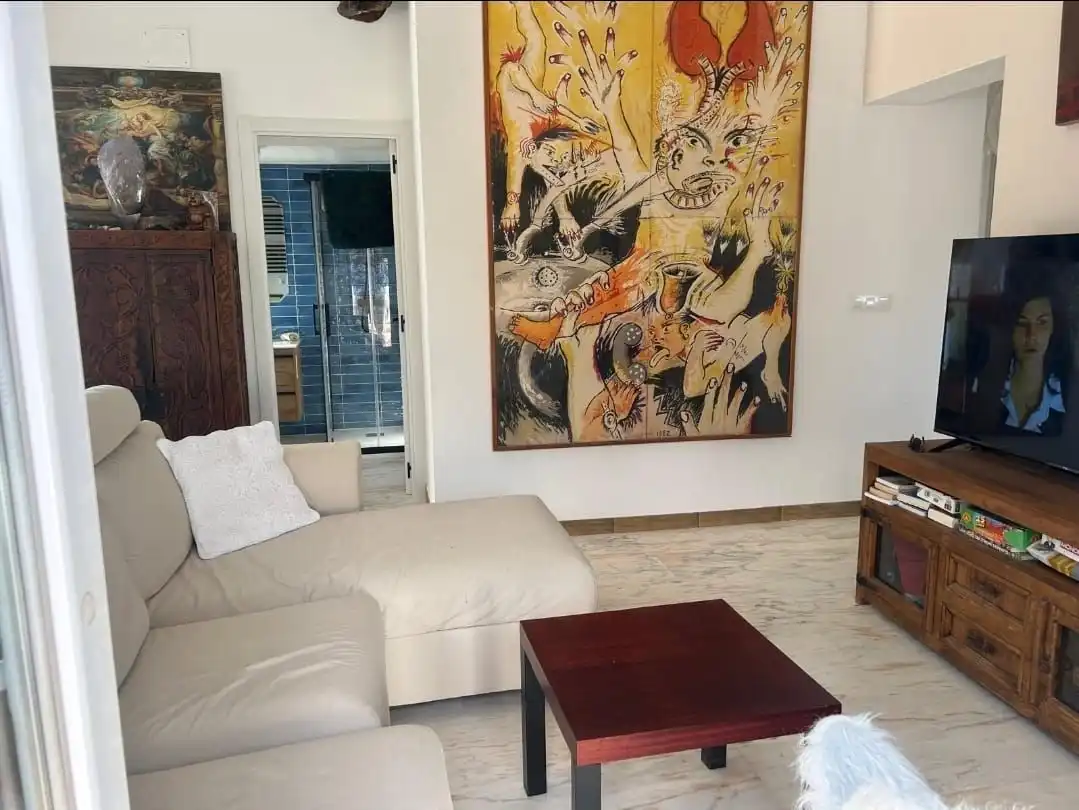 Living room of Houses for sale in Dénia  with Air Conditioner, Private garden and Terrace