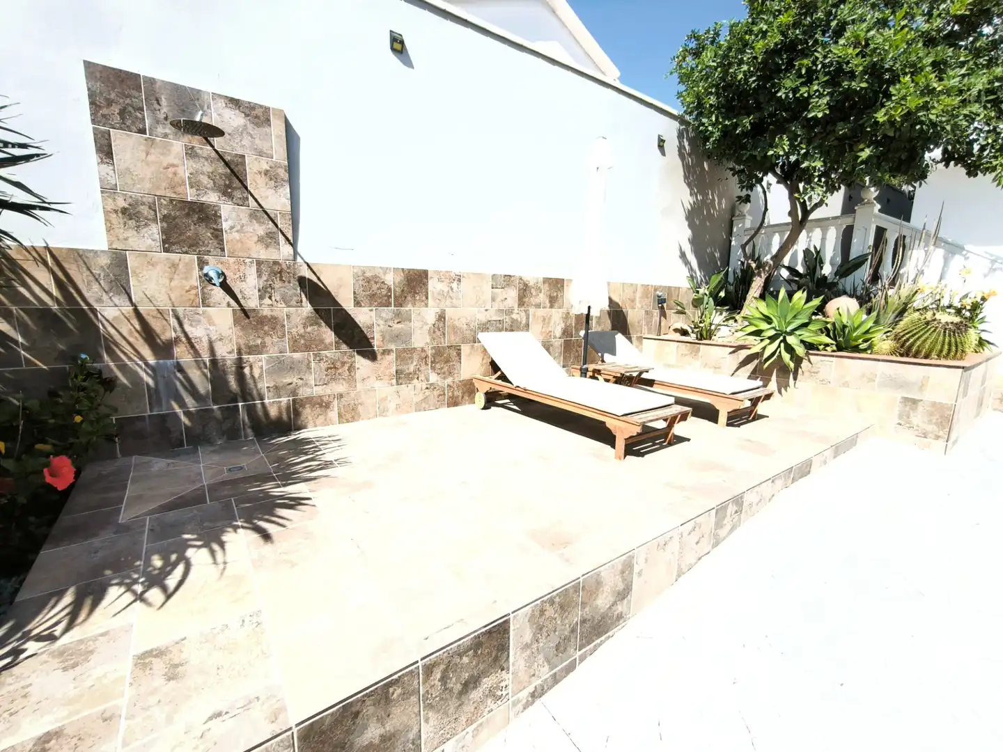 Terrasse von Haus oder Chalet zum Verkauf in San Roque mit Klimaanlage, Terrasse und Schwimmbad