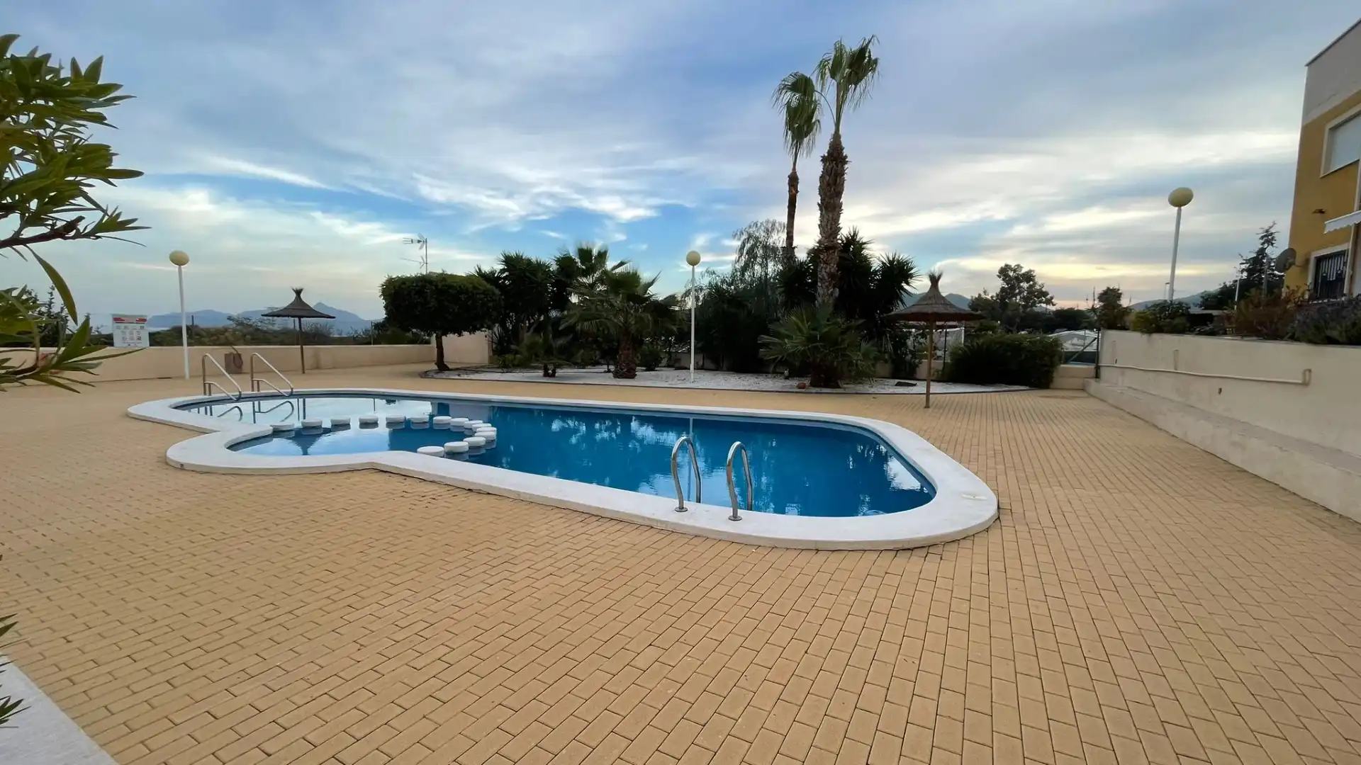 Piscina de Casa o chalet de alquiler en Mazarrón con Jardín privado, Terraza y Amueblado