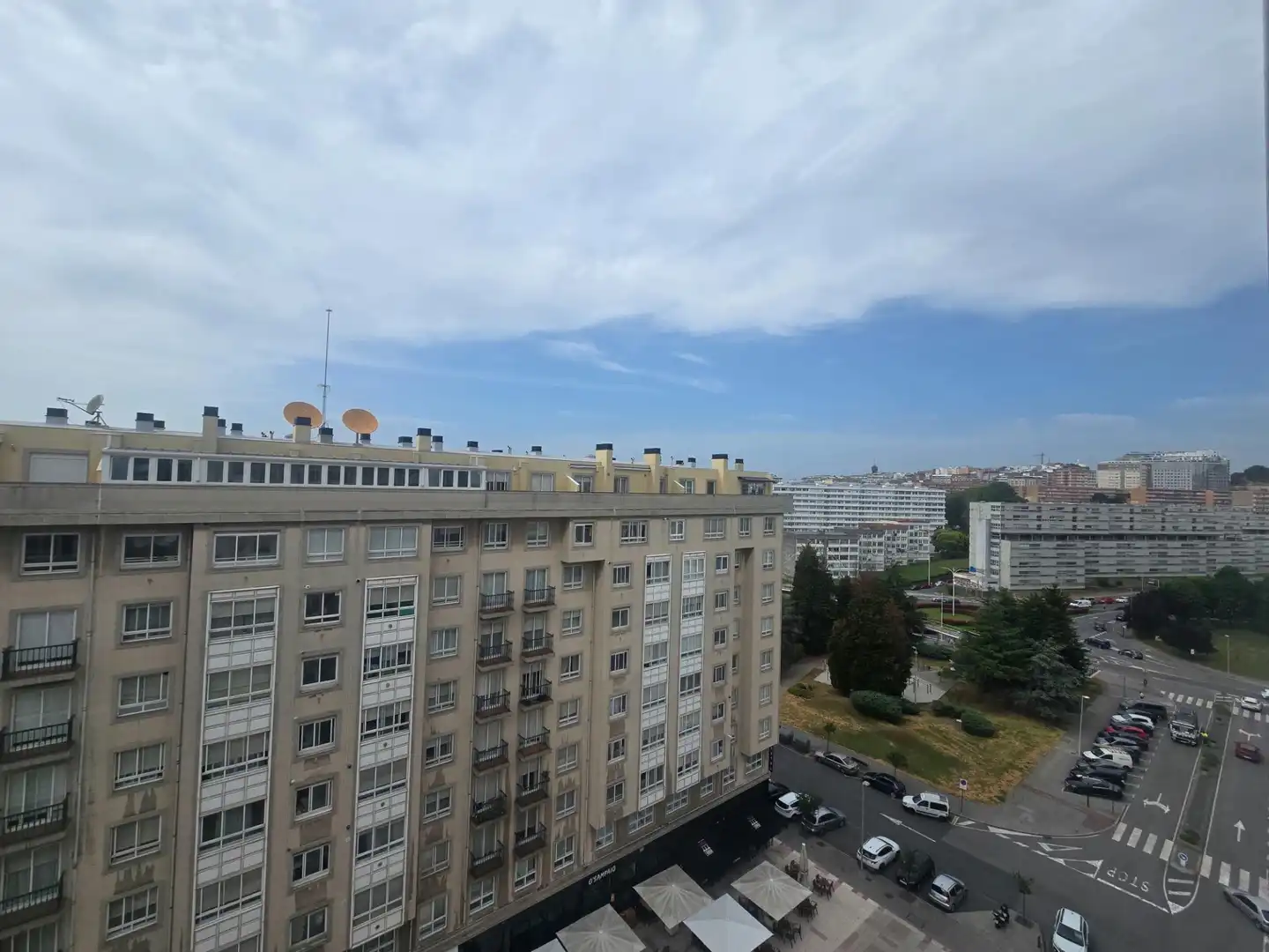 Vista exterior de Dúplex en venta en A Coruña Capital  con Calefacción, Parquet y Terraza