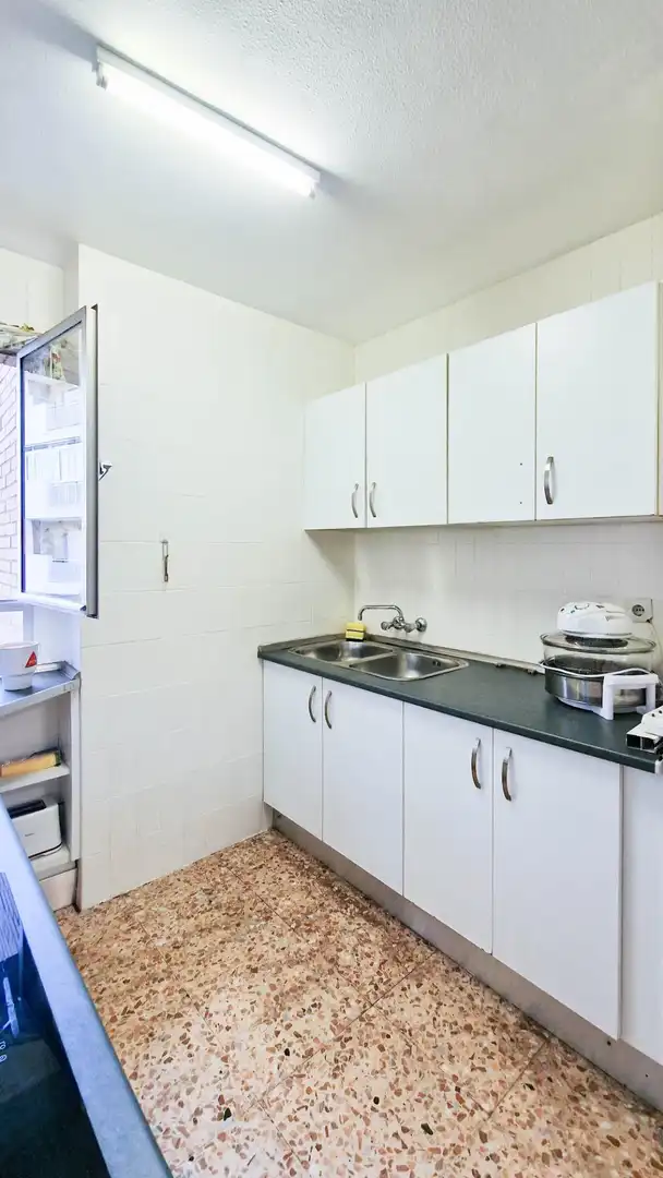 Küche von Wohnung zur Miete in Badajoz mit Privatgarten, Möbliert und Balkon