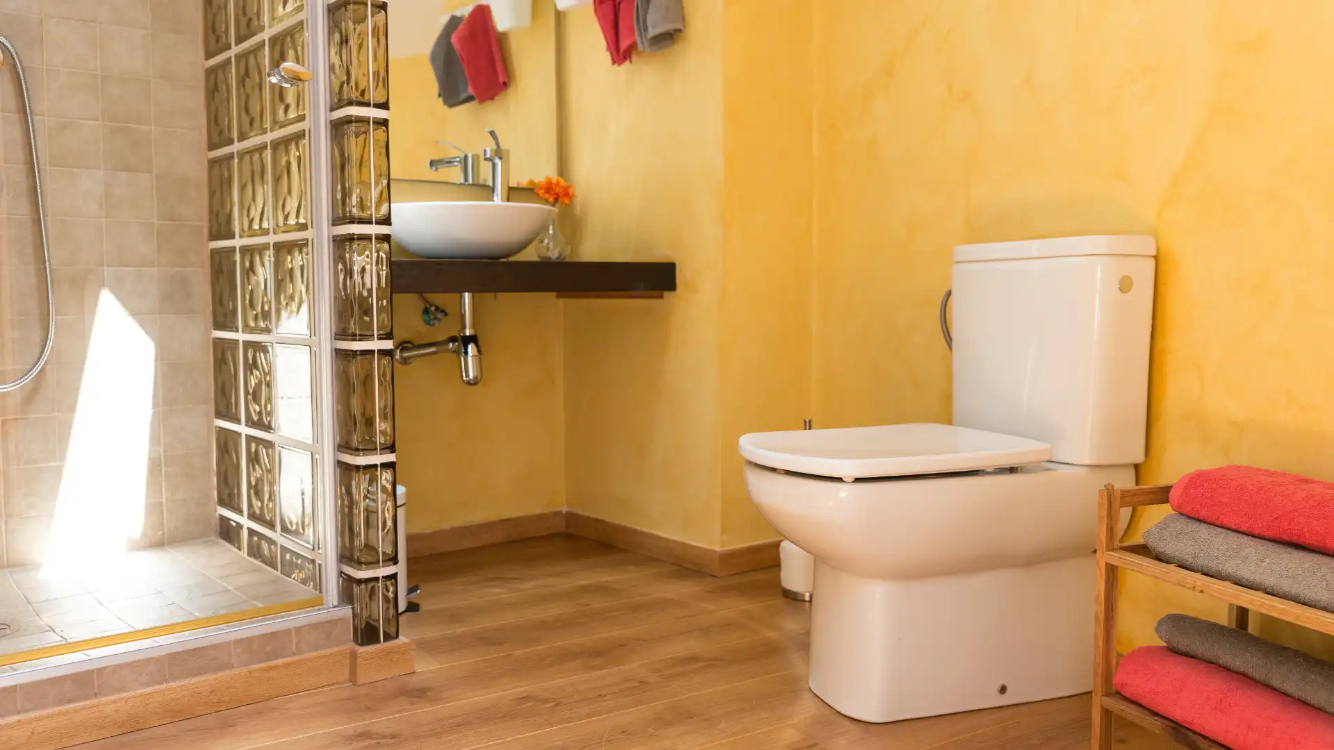 Bathroom of Country homes for sale in Passanant i Belltall  with Heating, Parquet flooring and Terrace
