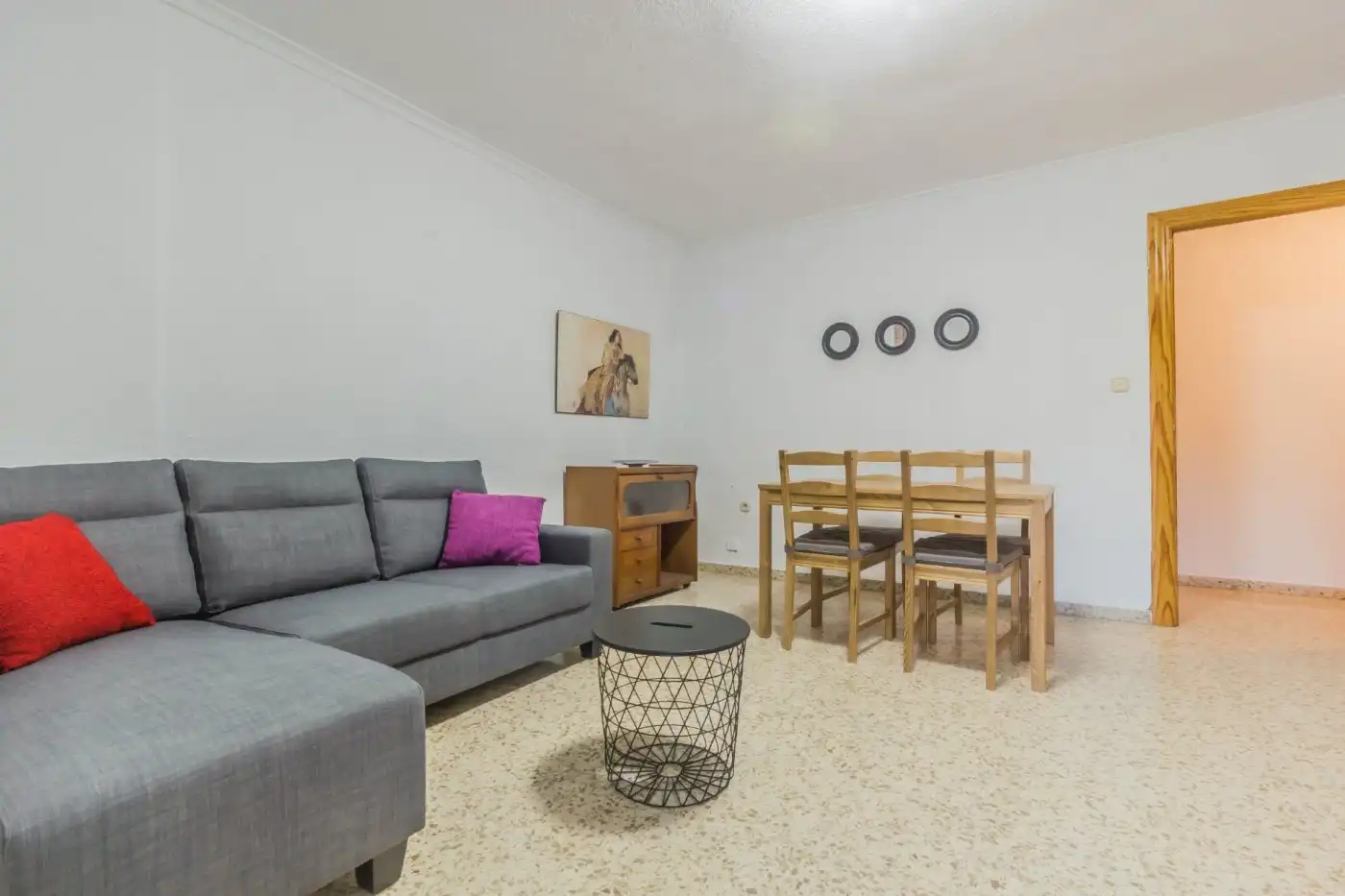 Sala de estar de Piso de alquiler en Granada con Aire acondicionado, Calefacción y Terraza