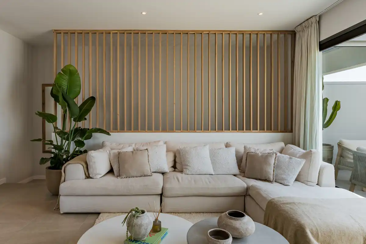 Living room of Detached homes for sale in Mijas  with Private garden and Swimming Pool
