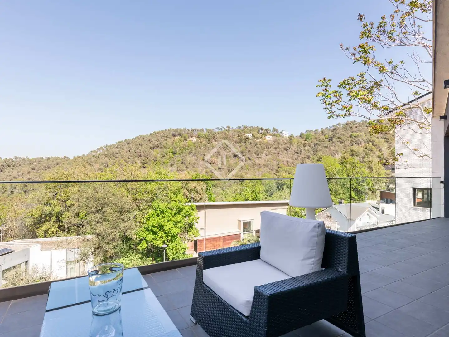 Terraza de Casa o chalet en venta en Sant Cugat del Vallès con Aire acondicionado, Calefacción y Jardín privado