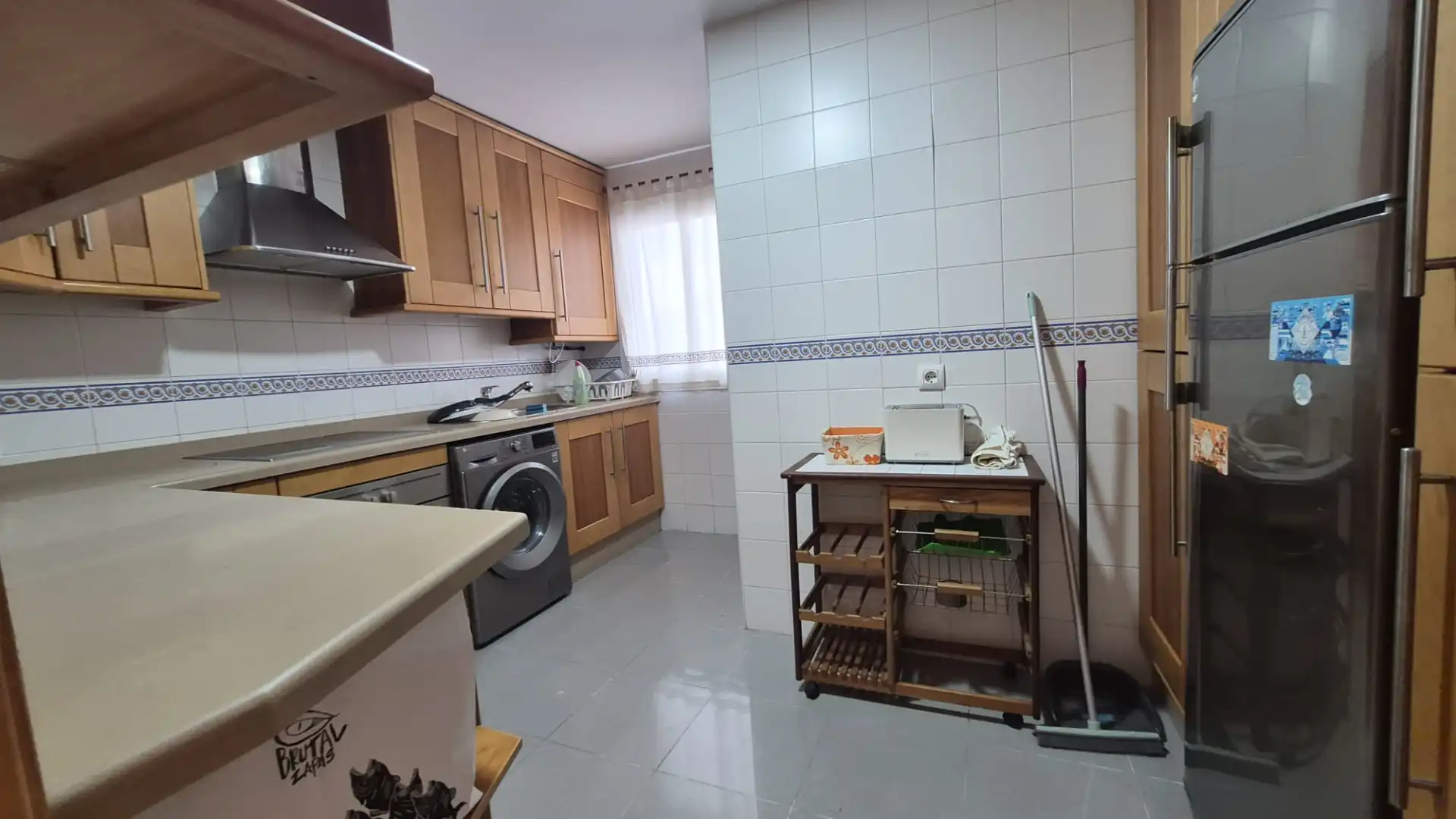 Kitchen of Flat for sale in Algeciras  with Air Conditioner, Terrace and Furnished