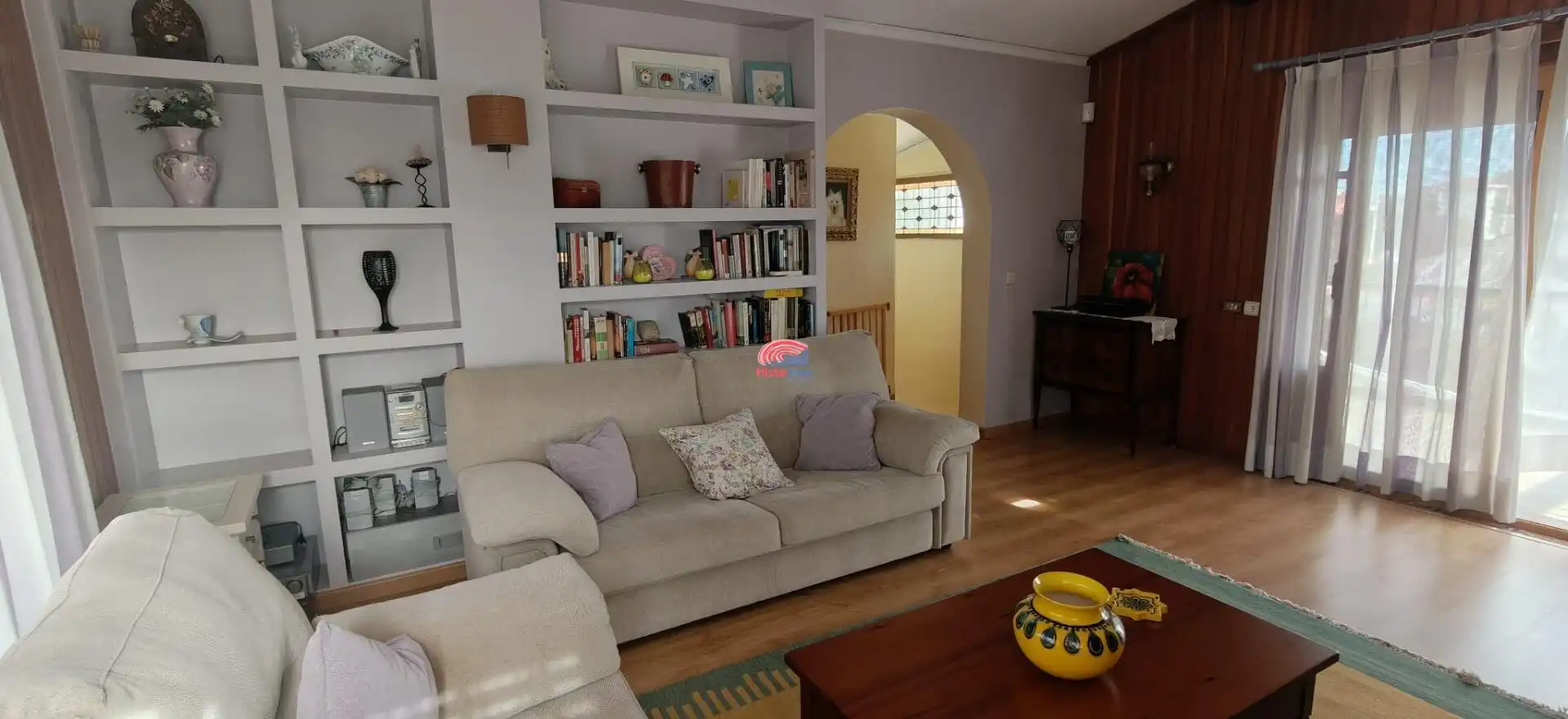Living room of Houses for sale in Sagunto / Sagunt  with Air Conditioner, Heating and Private garden