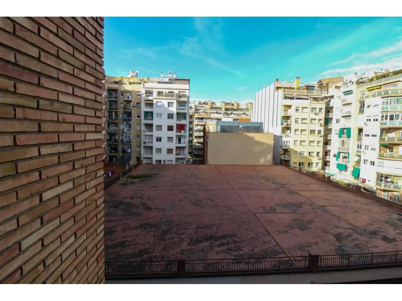 Terrasse von Wohnung zur Miete in Barcelona mit Parkett, Möbliert und Alarm