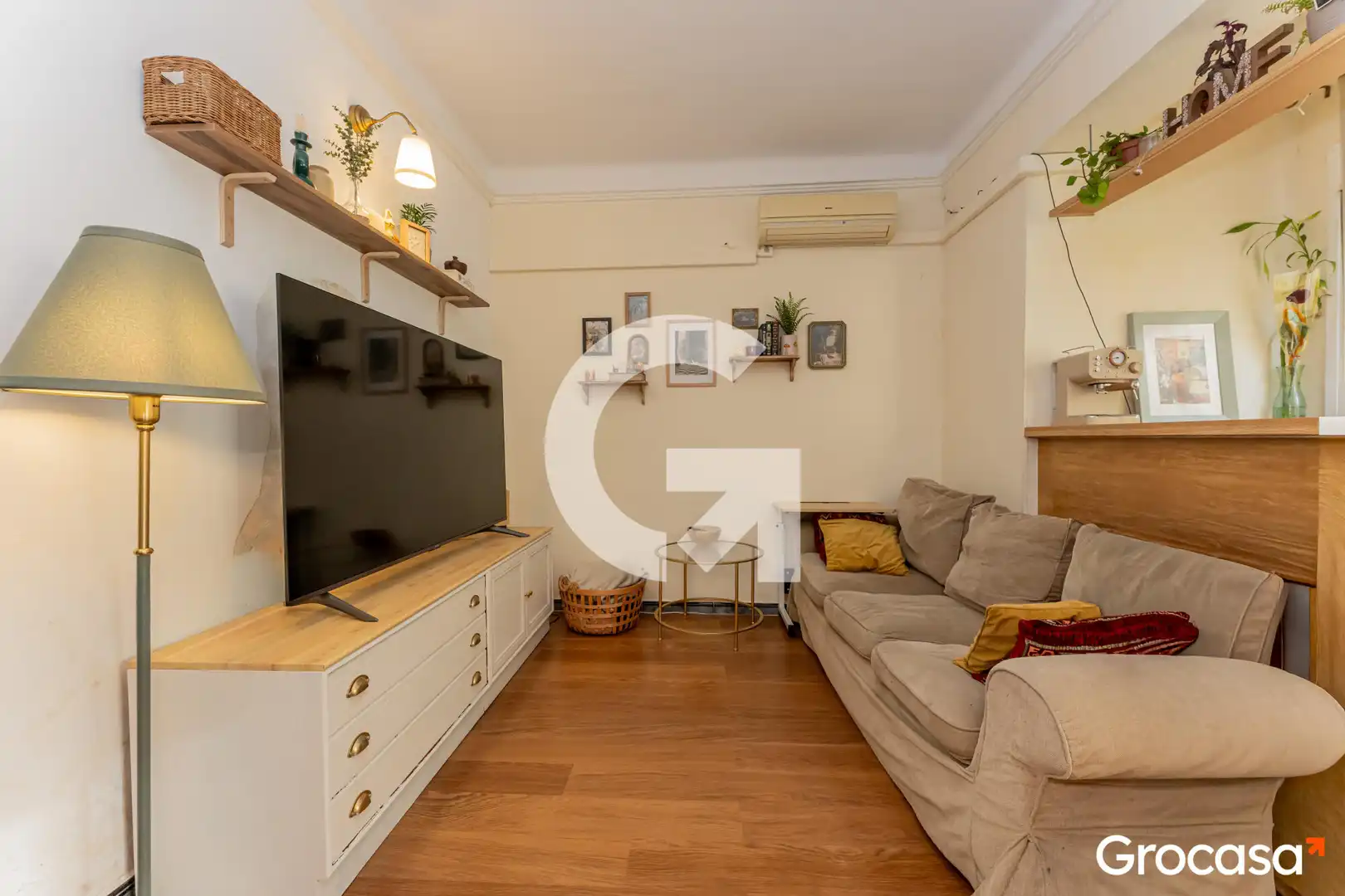 Living room of Flat for sale in Cornellà de Llobregat  with Air Conditioner