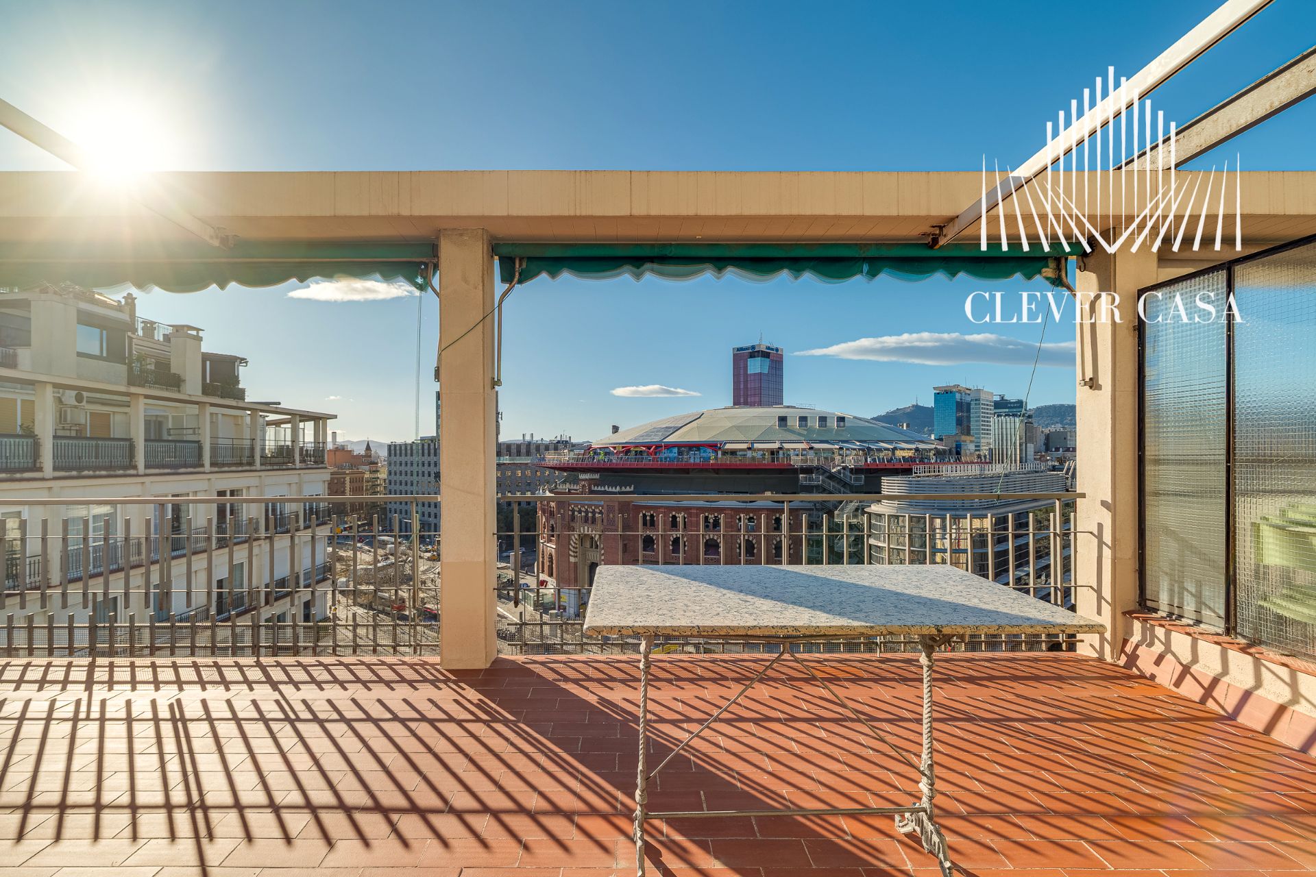 Terrace of Attic for sale in  Barcelona Capital  with Air Conditioner, Heating and Parquet flooring