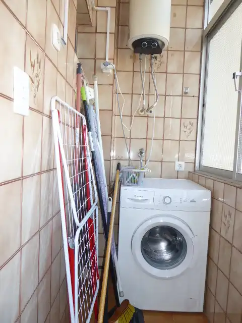 Baño de Piso de alquiler en Málaga con Aire acondicionado, Terraza y Amueblado