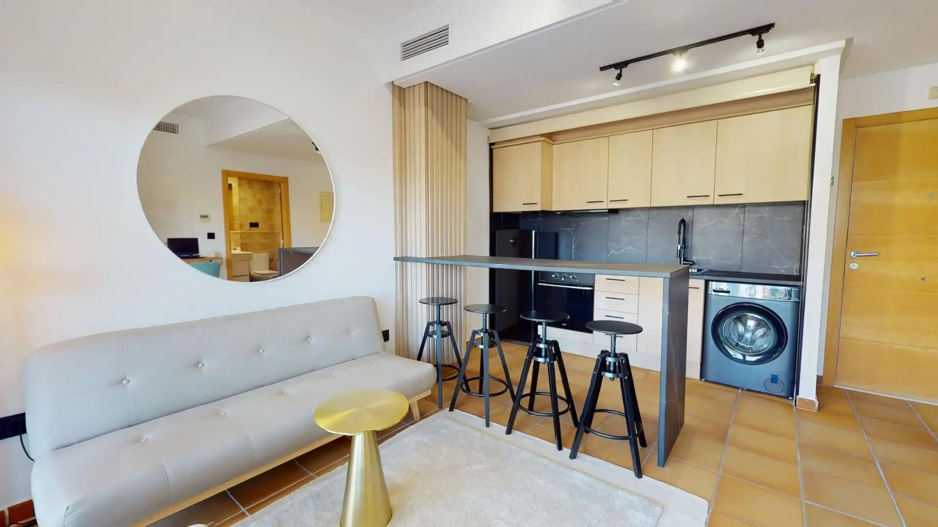 Sala de estar de Apartamento en venta en Archena con Piscina