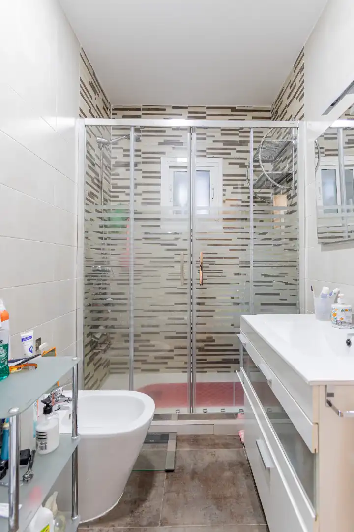 Bathroom of Flat for sale in Collado Villalba  with Heating, Private garden and Parquet flooring