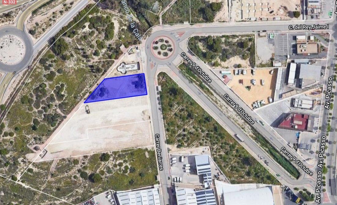 Industrial land for sale in Finestrat