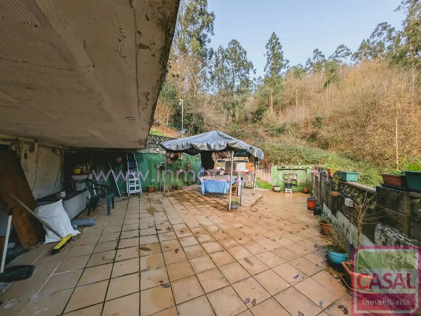 Jardí de Casa o xalet en venda en Mieres (Asturias) amb Calefacció, Terrassa i Traster