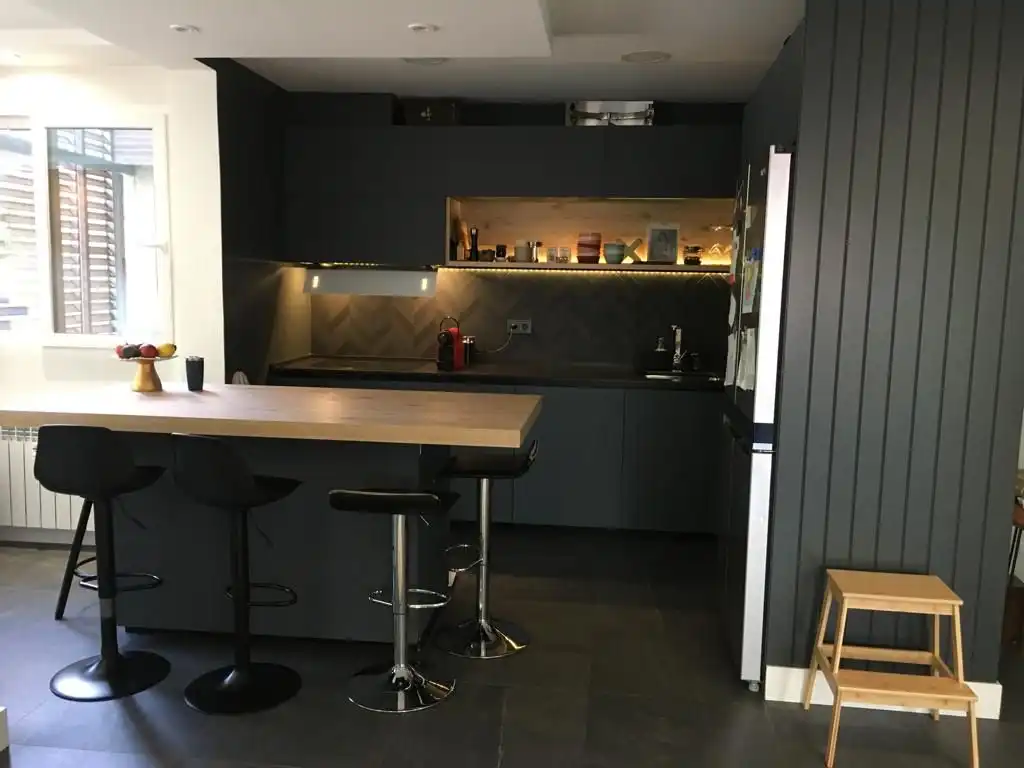 Kitchen of Flat for rent in Madrid  with Air Conditioner, Heating and Terrace