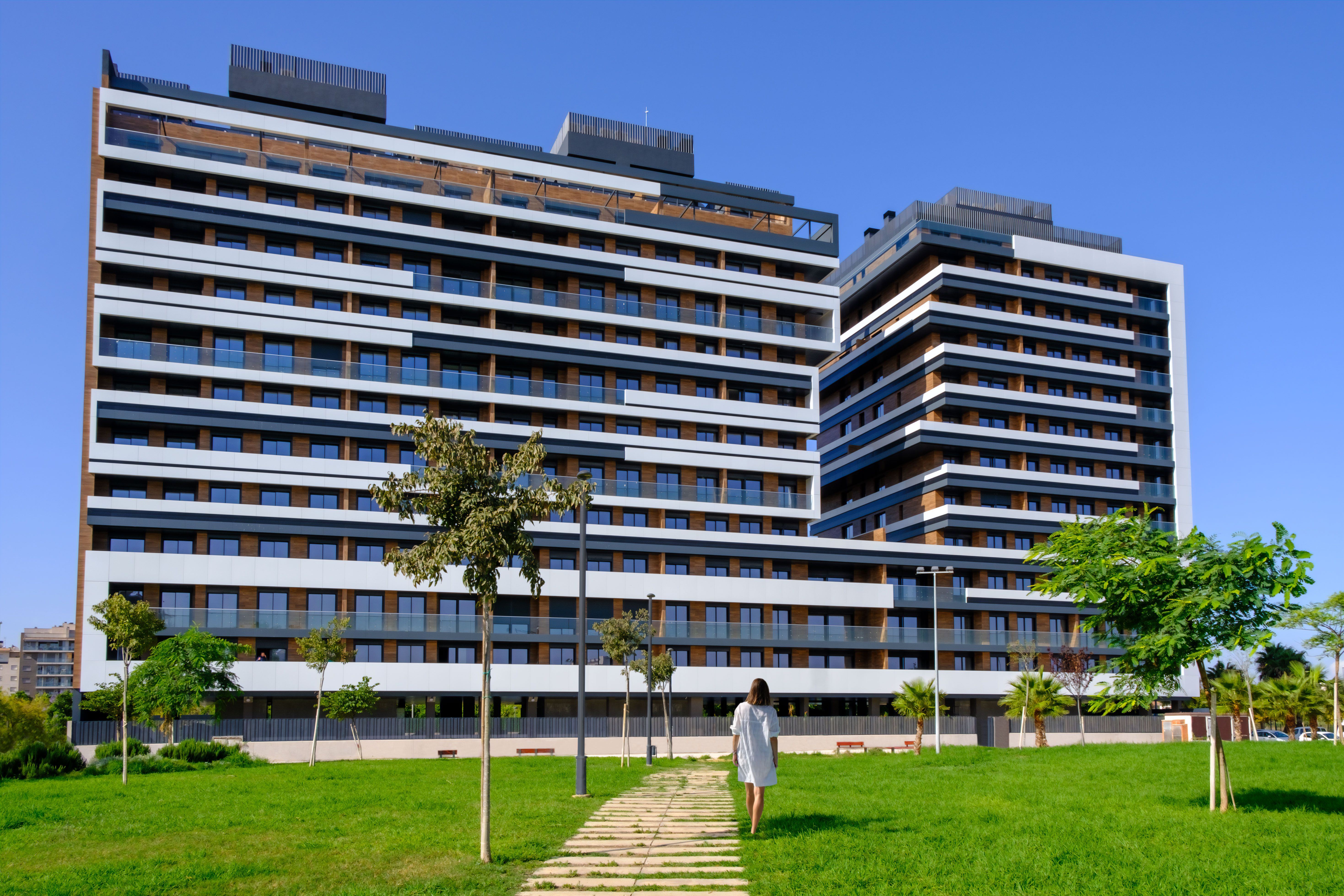 Vista exterior de Àtic en venda en  Murcia Capital amb Aire condicionat, Calefacció i Jardí privat