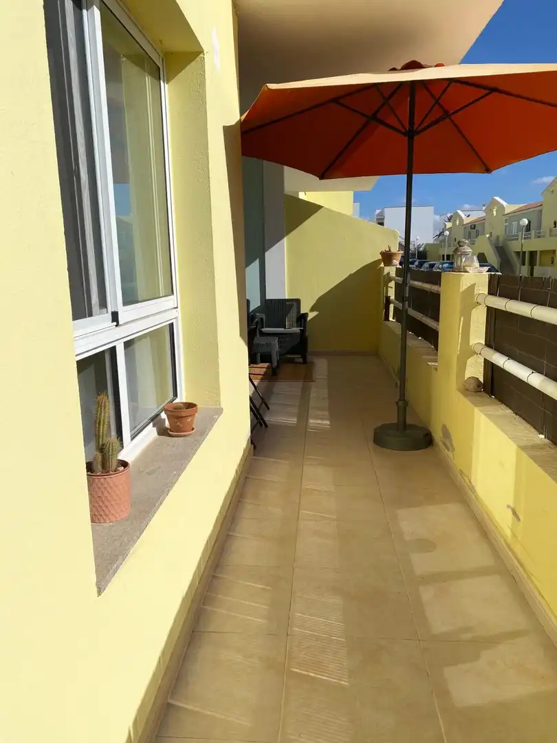 Terraza de Piso en venta en Pájara con Jardín privado, Terraza y Amueblado