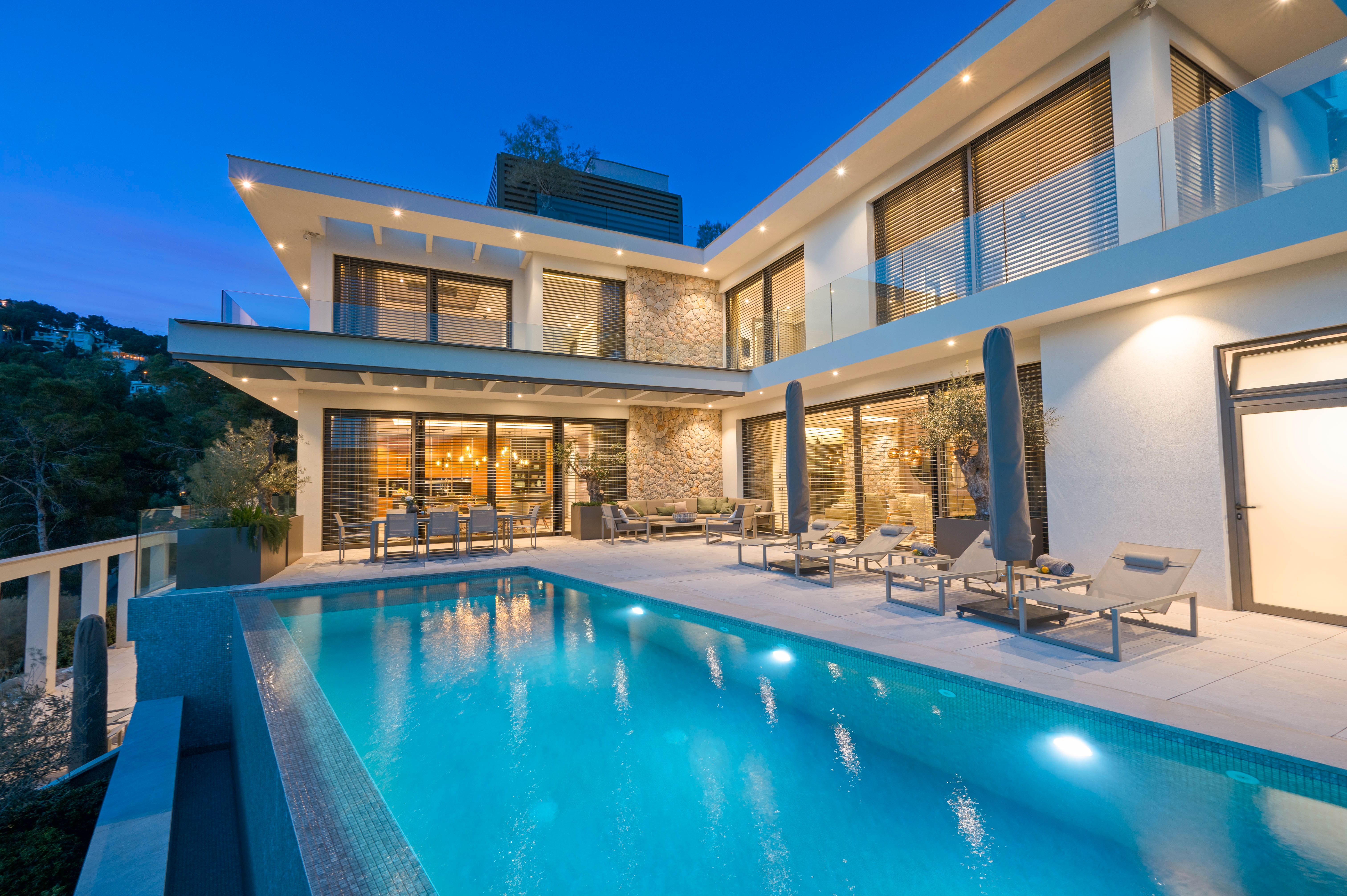 Swimming pool of House or chalet for sale in Andratx  with Air Conditioner and Swimming Pool