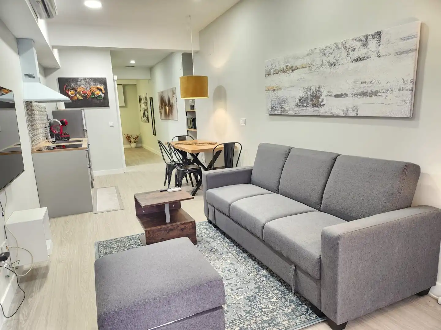 Sala de estar de Planta baja en venta en Valencia con Aire acondicionado, Terraza y Amueblado