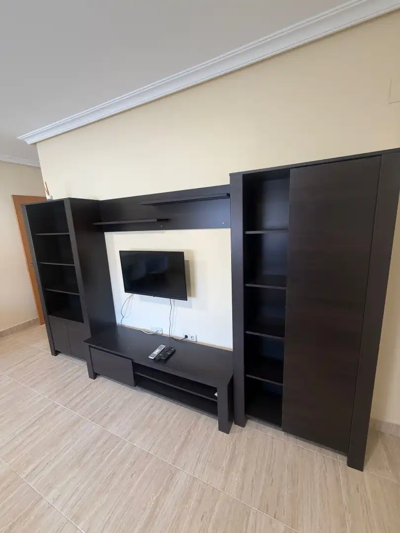 Sala d'estar de Pis de lloguer en Puertollano amb Aire condicionat, Calefacció i Moblat