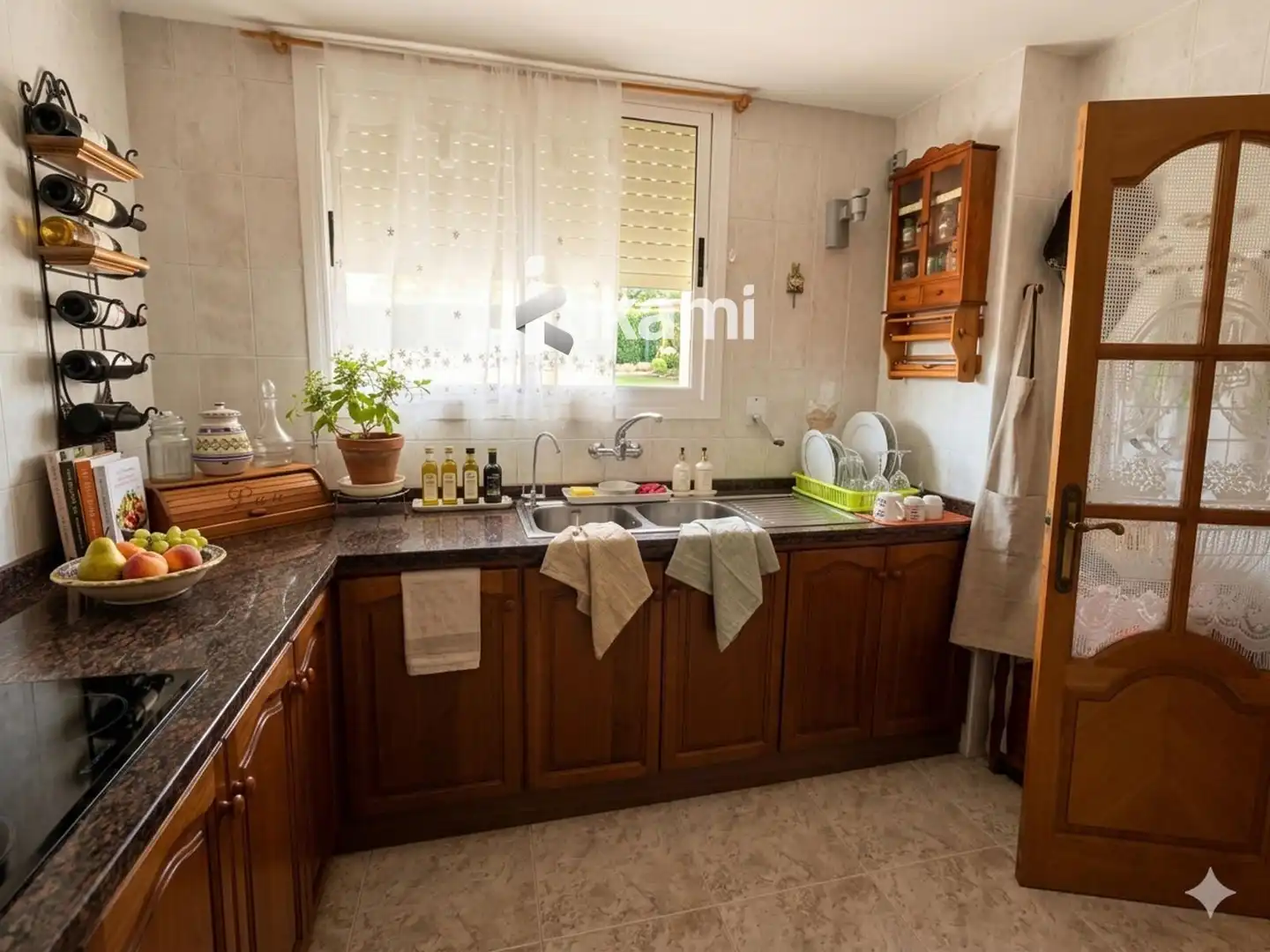 Küche von Dachboden zum Verkauf in La Font d'en Carròs mit Terrasse