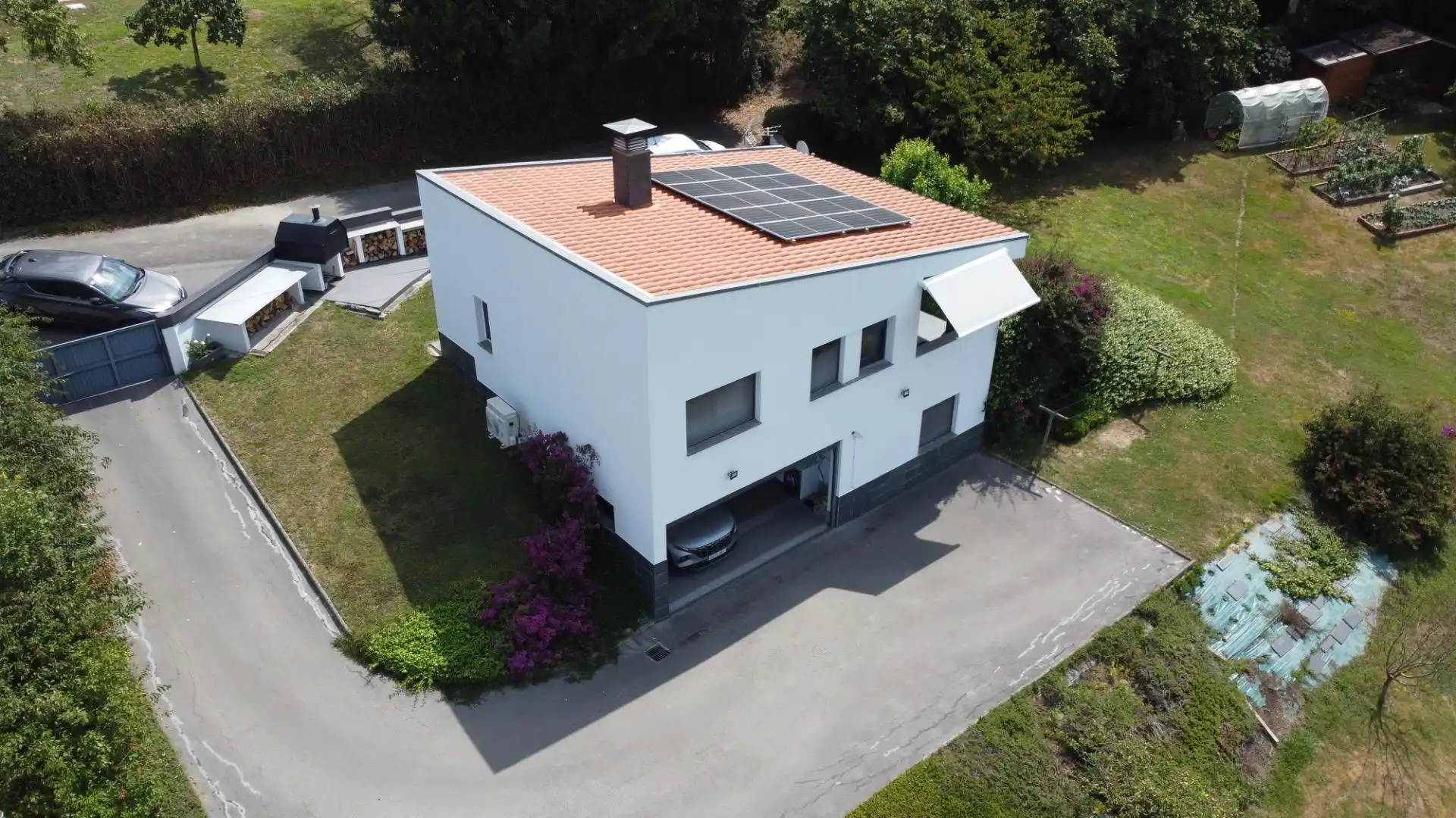 Vista exterior de Casa o chalet en venta en Siero con Calefacción, Jardín privado y Terraza