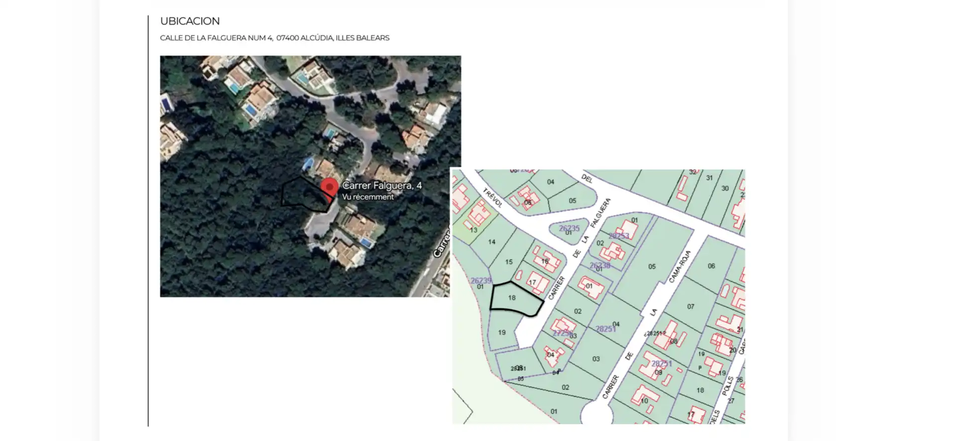 Terreny residencial en venda a Carrer Falguera 4