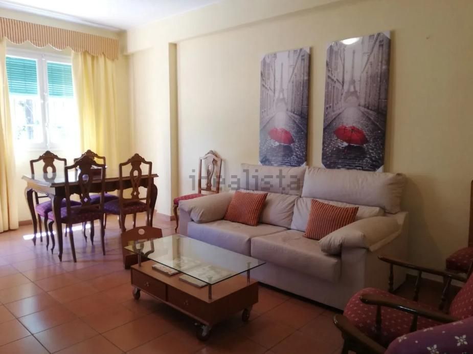 Living room of Flat to rent in  Sevilla Capital  with Air Conditioner, Terrace and Furnished