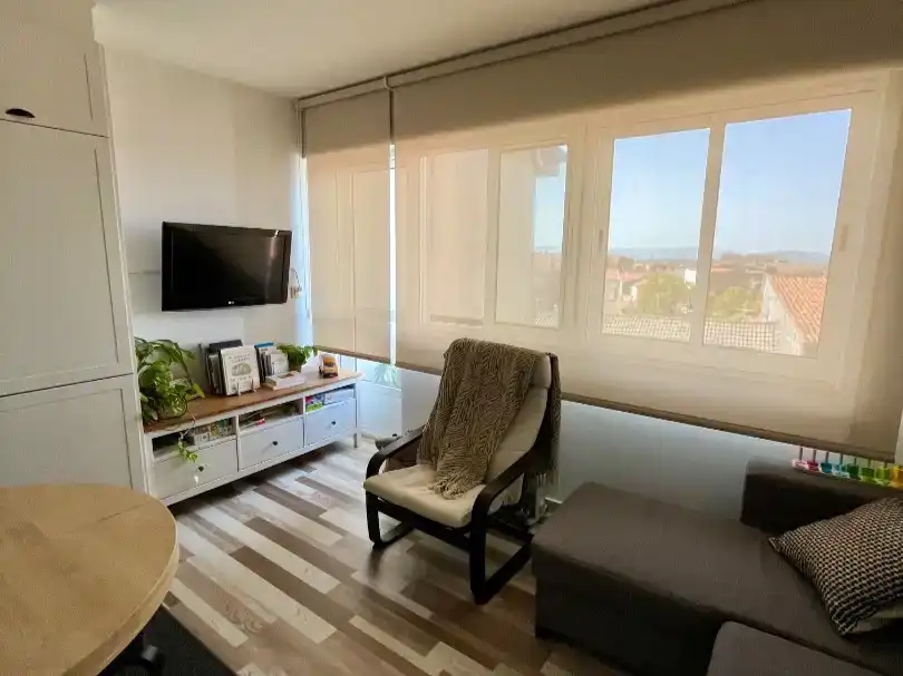 Wohnzimmer von Wohnungen zur Miete in Arzúa mit Parkett, Möbliert und Balkon