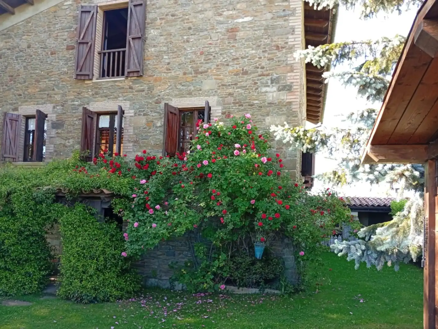 Jardín de Finca rústica en venta en Rupit i Pruit con Jardín privado