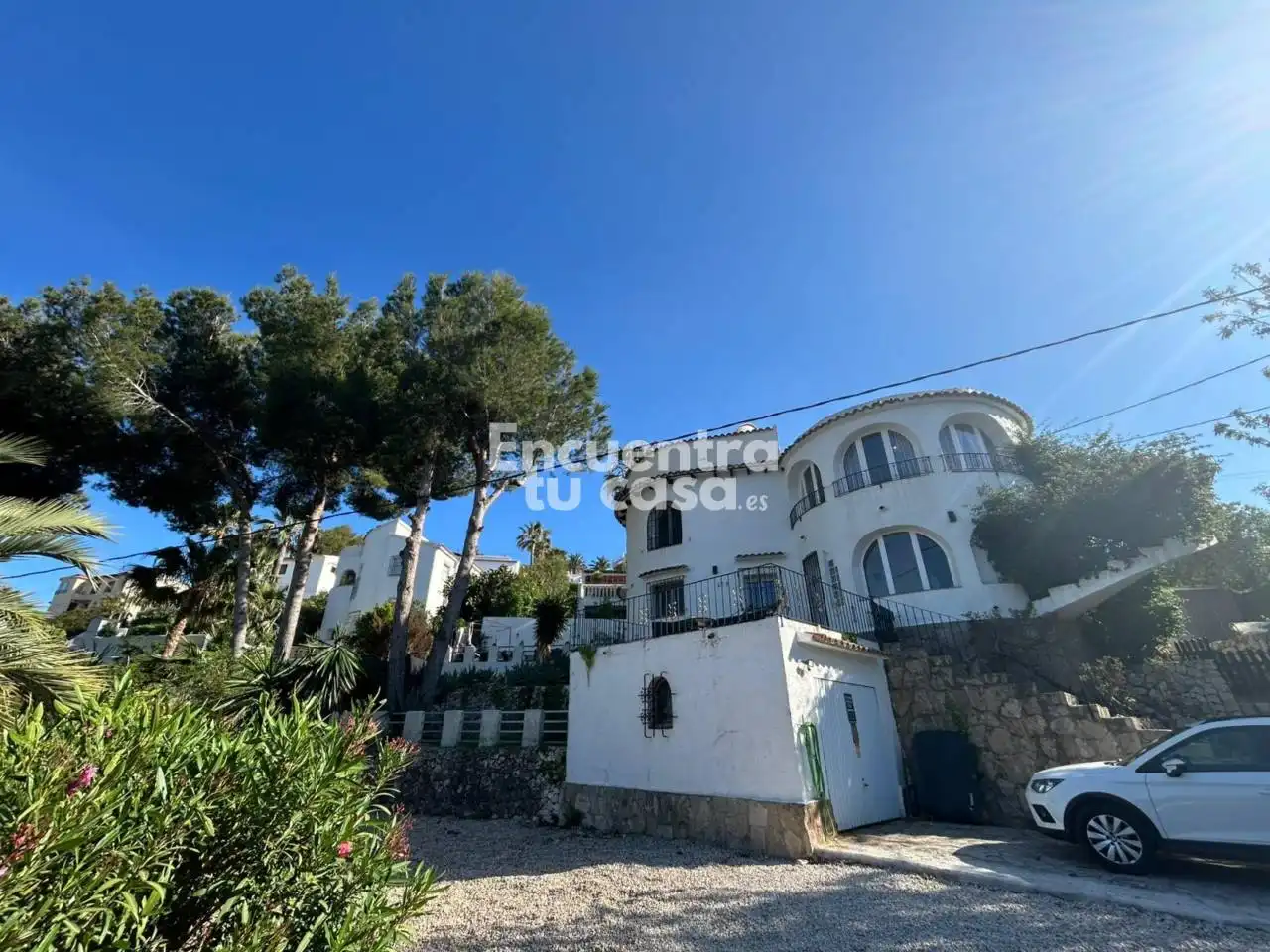 Vista exterior de Casa o xalet en venda en Benissa amb Calefacció, Jardí privat i Terrassa