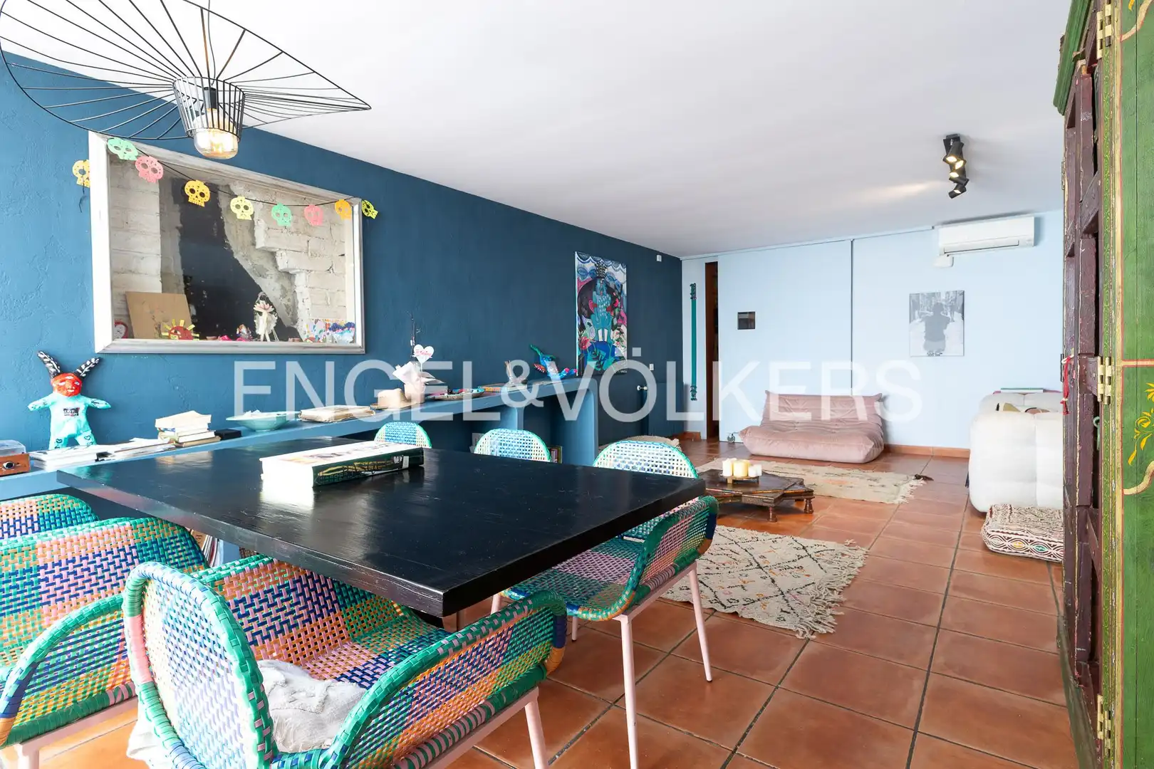 Comedor de Casa o chalet en venta en Badalona con Aire acondicionado, Calefacción y Jardín privado