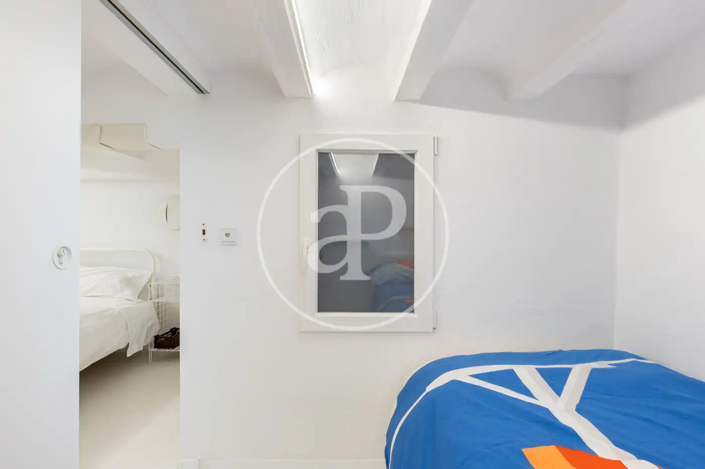 Dormitori de Loft de lloguer en Valencia amb Aire condicionat, Calefacció i Moblat