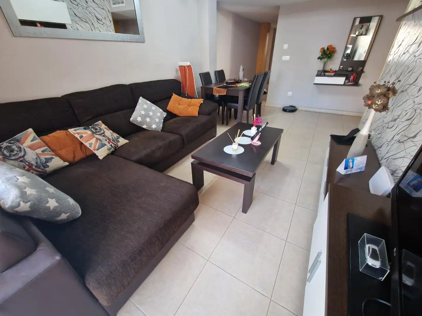 Sala d'estar de Pis en venda en Águilas amb Aire condicionat i Moblat
