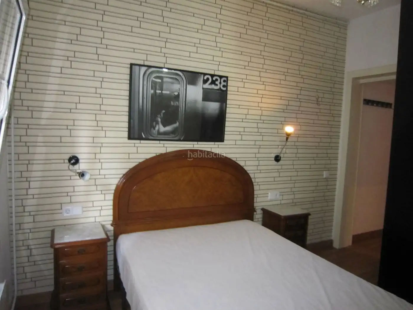 Bedroom of Flat for rent in L'Hospitalet de Llobregat  with Heating and Furnished