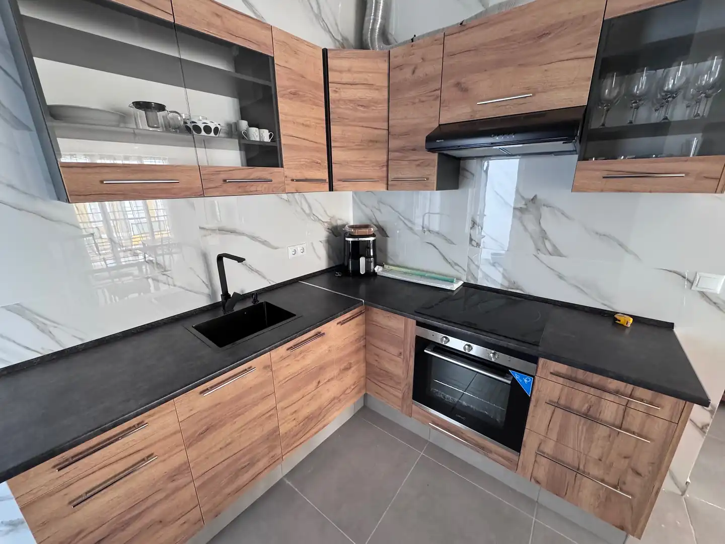 Cocina de Piso en venta en Villena con Terraza, Trastero y Balcón