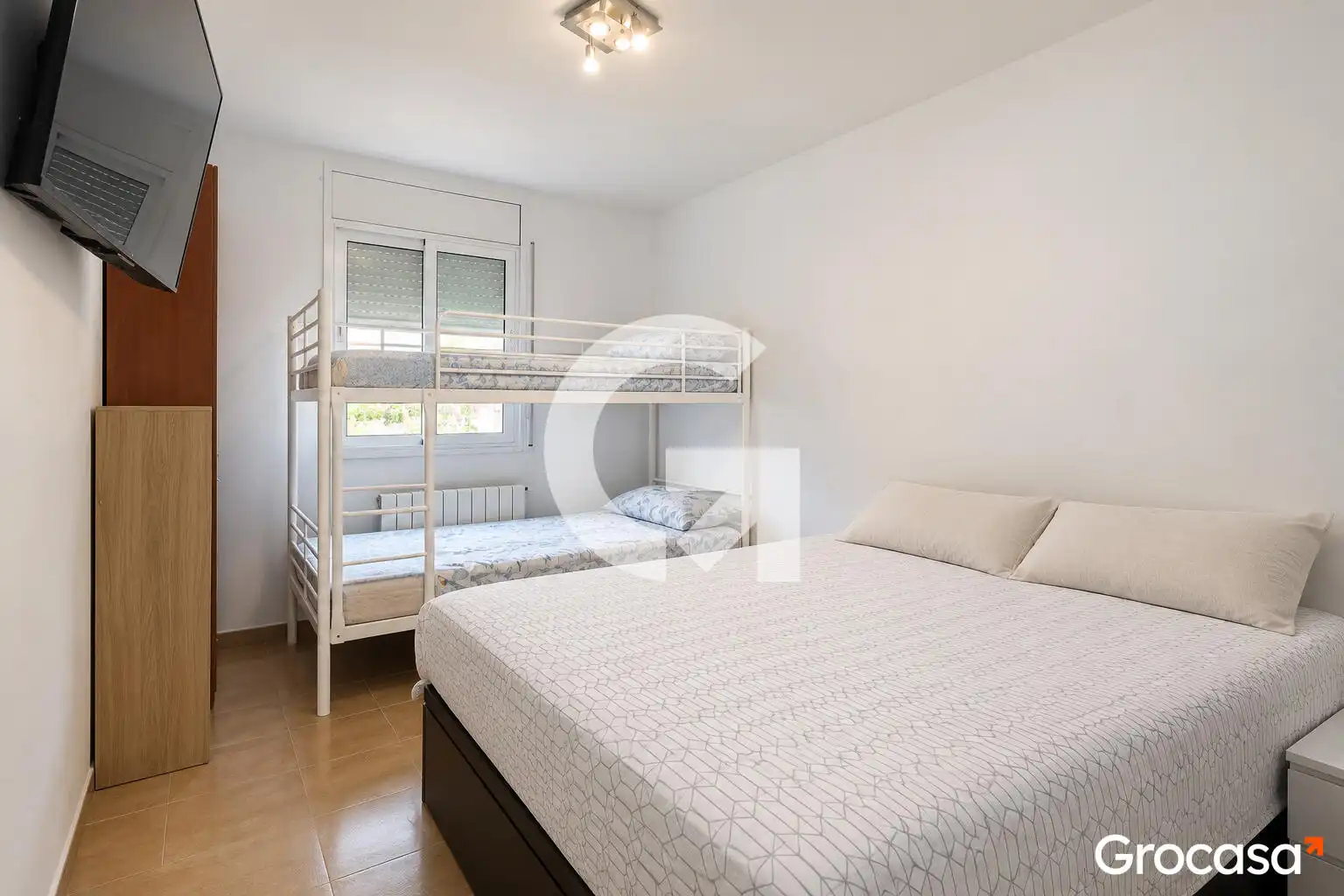 Bedroom of Flat for sale in Sant Boi de Llobregat  with Air Conditioner, Heating and Oven