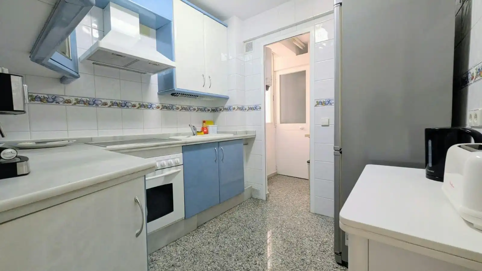 Kitchen of Flat for rent in Fuengirola  with Terrace, Furnished and Balcony