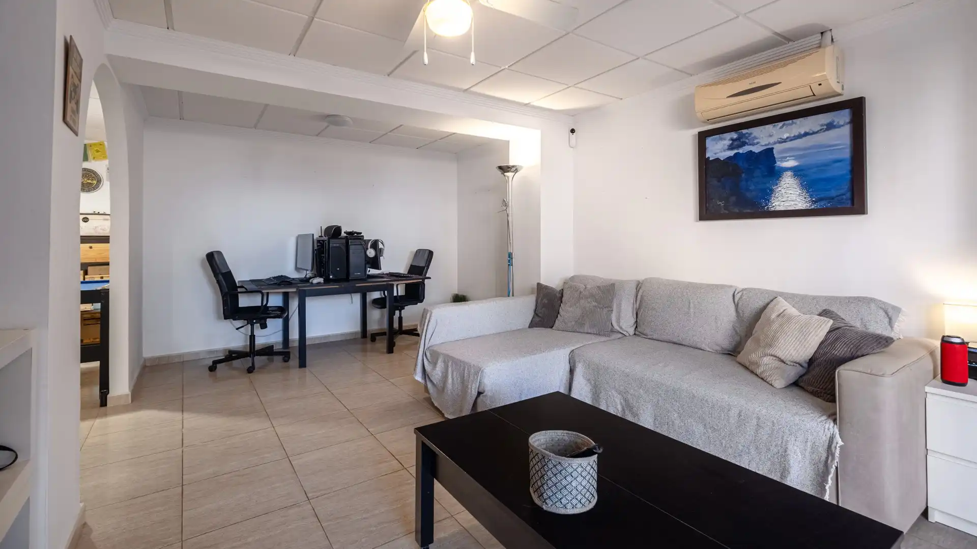Sala de estar de Casa o chalet en venta en Santa Pola con Jardín privado, Terraza y Trastero