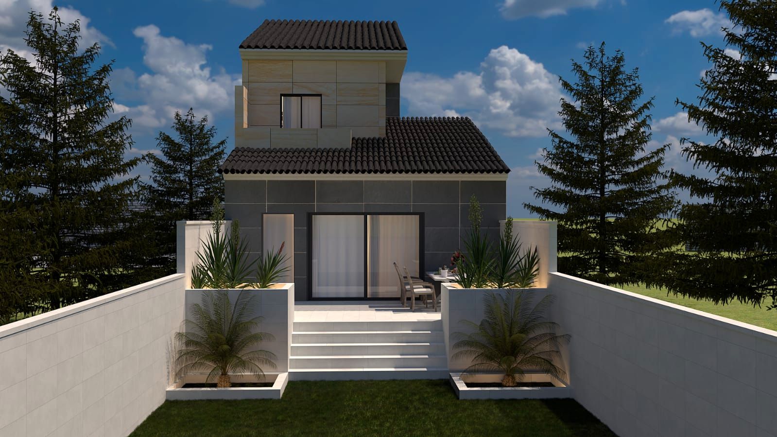 Vista exterior de Casa adosada en venda en Paracuellos de Jarama