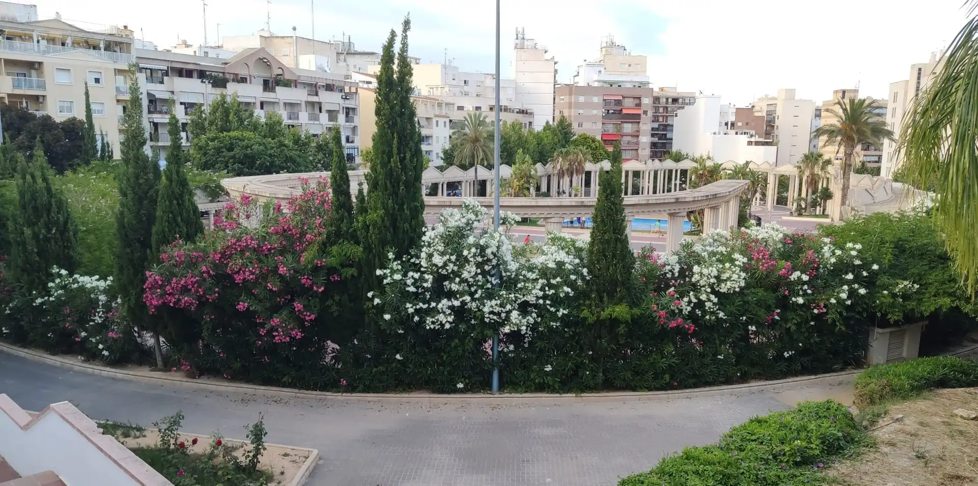 Außenansicht von Dachboden zum Verkauf in Calpe / Calp mit Klimaanlage, Heizung und Terrasse