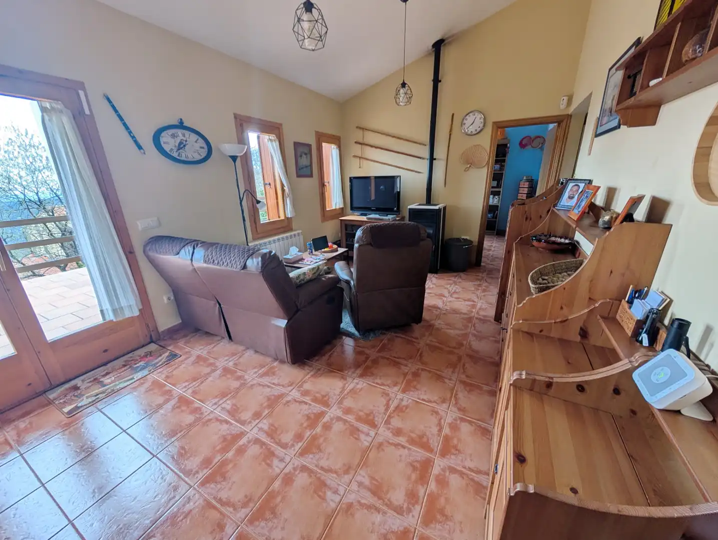Sala d'estar de Casa o xalet en venda en Camprodon amb Jardí privat i Terrassa
