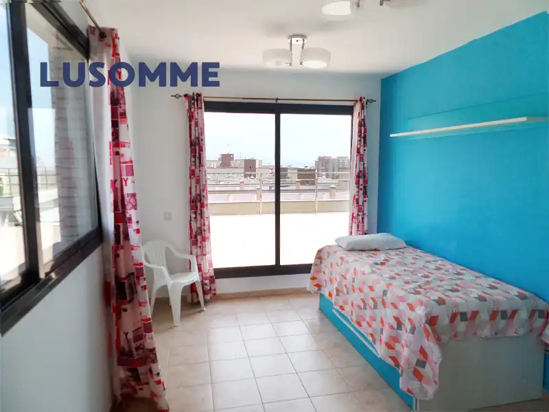 Schlafzimmer von Maisonette zum Verkauf in Oropesa del Mar / Orpesa mit Klimaanlage, Terrasse und Abstellraum