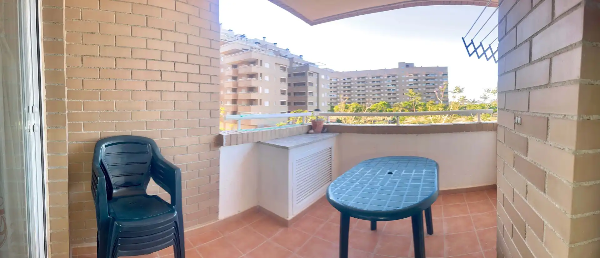 Balcony of Flat for sale in Oropesa del Mar / Orpesa  with Air Conditioner, Heating and Terrace