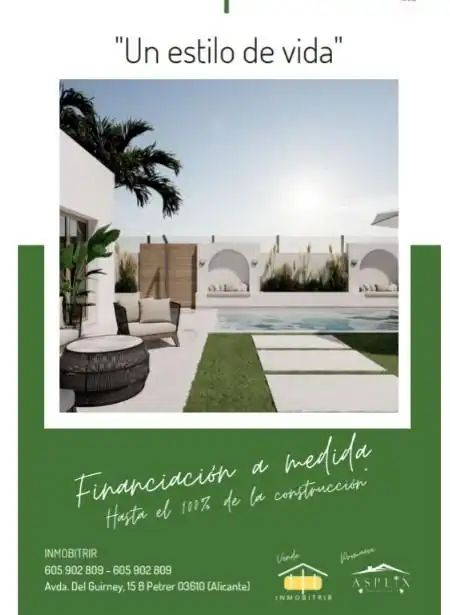 Terrassa de Casa o xalet en venda en Aspe amb Calefacció, Jardí privat i Terrassa